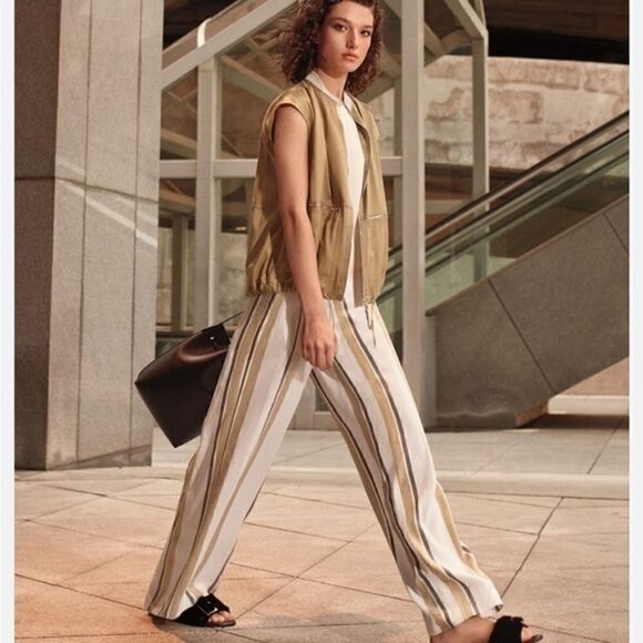 Lafayette 148 New York
Hester Vienna Striped‎ Wide-Leg Pants - Picture 1 of 8